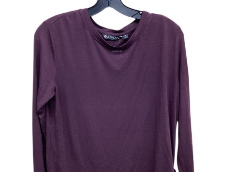 Top Long Sleeve By Athleta In Purple, Size: S Fashion