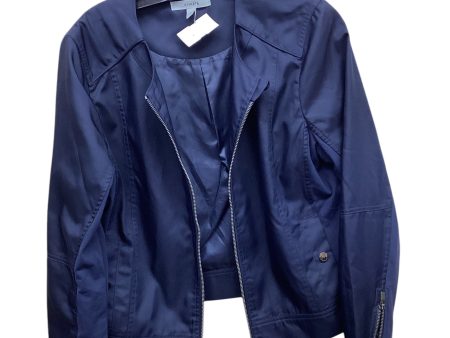 Athletic Jacket By Athleta In Blue, Size: L For Cheap