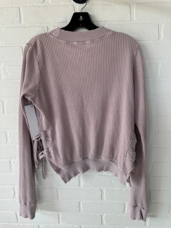 Top Long Sleeve By Free People In Pink, Size: S For Cheap