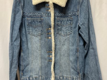 Jacket Denim By Otbt In Blue, Size: M For Discount