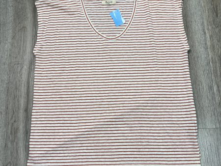 Top Short Sleeve Basic By Madewell In Striped Pattern, Size: S For Sale