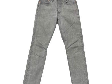 Jeans Skinny By Levis In Grey Denim, Size: 4 Online