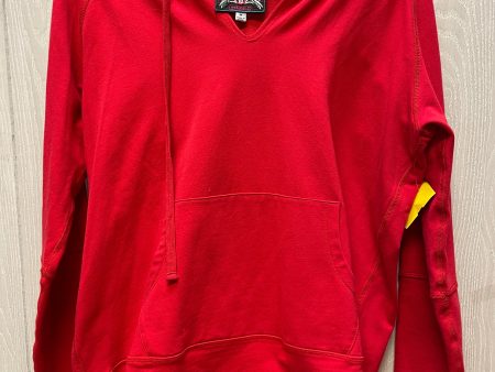 Sweatshirt Hoodie By Johnny Was In Red, Size:M Cheap