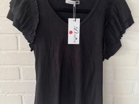 Top Short Sleeve By Dorose In Black, Size: S Online