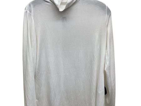 Top Long Sleeve By Athleta In White, Size: S Supply