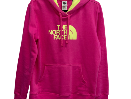 Athletic Sweatshirt Hoodie By The North Face In Pink & Yellow, Size: L Supply