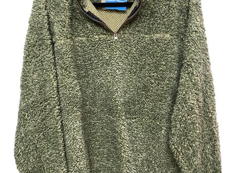 Jacket Faux Fur & Sherpa By Clothes Mentor In Green, Size: S Online Sale