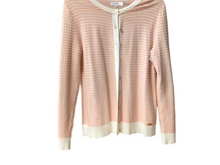 Cardigan By Calvin Klein In Pink, Size: M For Cheap