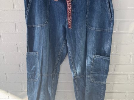 Jeans Straight By Sundance In Blue Denim, Size: 16 For Cheap