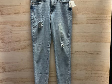 Jeans Straight By Old Navy In Blue Denim, Size: 6 For Discount