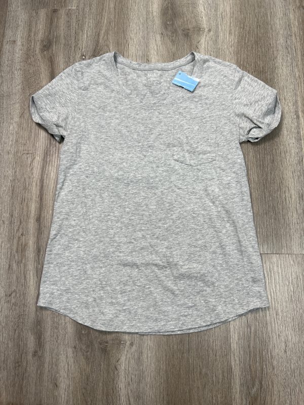 Top Short Sleeve Basic By Anna In Grey, Size: S Discount