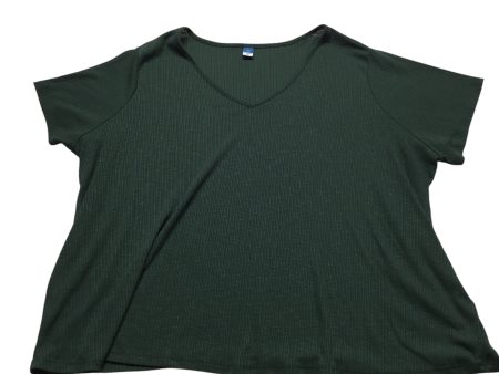 Top Short Sleeve By Old Navy In Green, Size: 2x For Discount