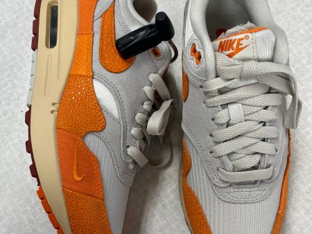 Shoes Sneakers By Nike In Orange & White, Size: 5.5 Online Hot Sale