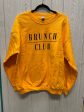 Sweatshirt Crewneck By Gildan In Black & Yellow, Size: L Online Hot Sale