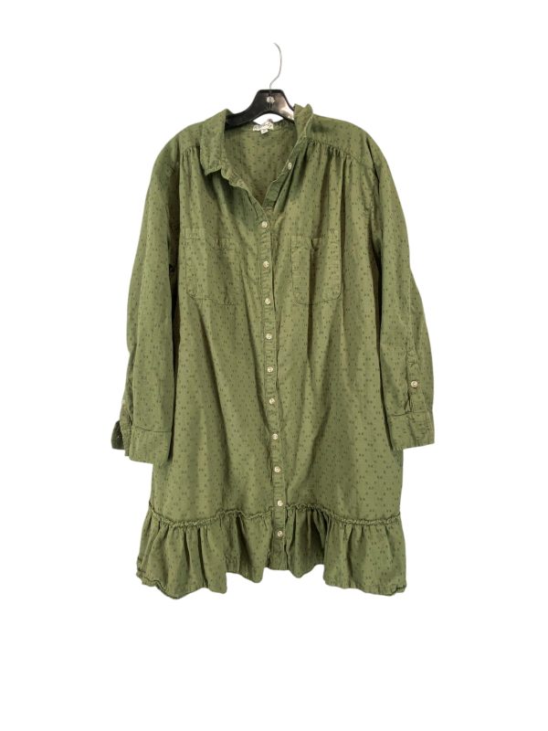 Dress Casual Short By Wonderly In Green, Size: 2x For Discount