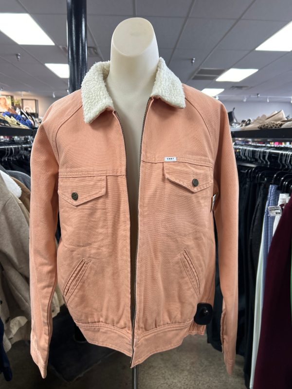 Jacket Denim By Clothes Mentor In Peach, Size: S Cheap