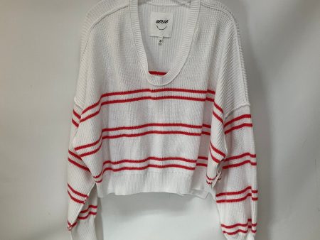 Sweater By Aerie In Striped Pattern, Size: L Cheap