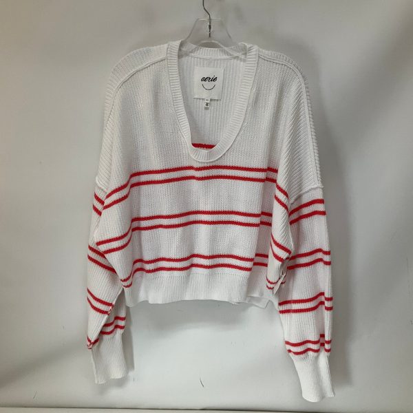 Sweater By Aerie In Striped Pattern, Size: L Cheap