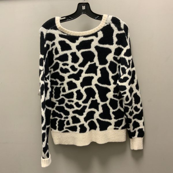 Sweater By Loft In Black Cream, Size: S Online Sale