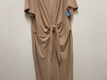 Jumpsuit By Boohoo Boutique In Brown, Size: 3x Cheap