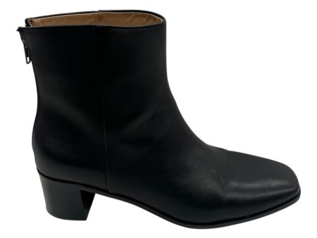 Boots Leather By Madewell In Black, Size:9 Online Sale