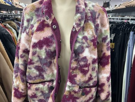 Jacket Faux Fur & Sherpa By Clothes Mentor In Purple, Size: S Online