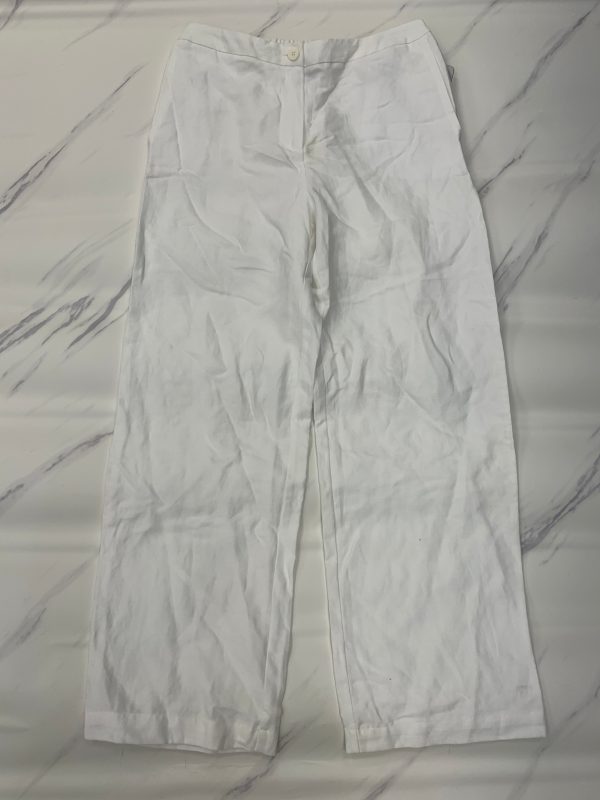 Pants Linen By Eileen Fisher In White, Size: Mp Discount