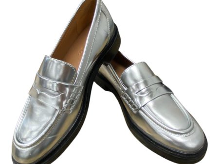 Shoes Heels Block By Madewell In Silver, Size: 6 Cheap