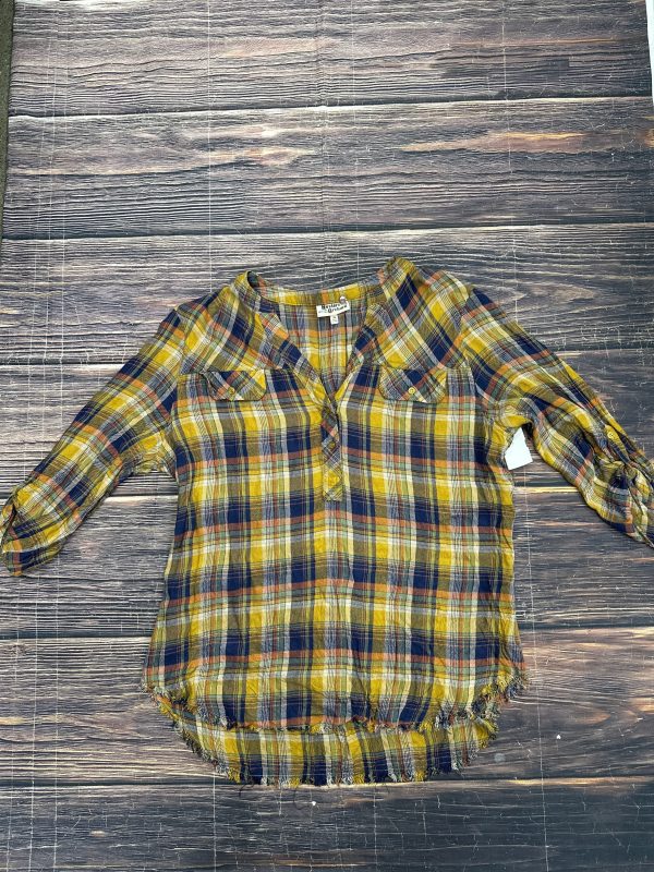 Top Long Sleeve By Clothes Mentor In Yellow, Size: Xl Sale