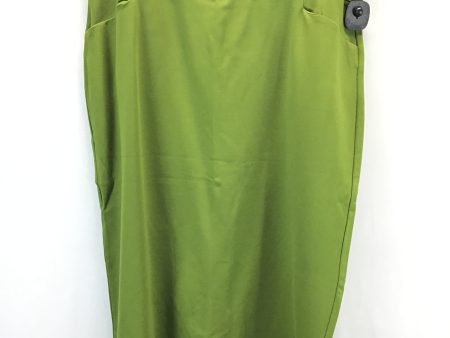 Skirt Midi By Ashley Stewart In Green, Size: 18 Discount