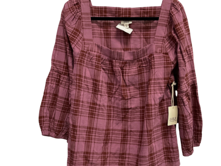 Top Long Sleeve By Ana In Plaid Pattern, Size: Xl Sale