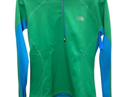 Athletic Jacket By The North Face In Blue & Green, Size: M Online