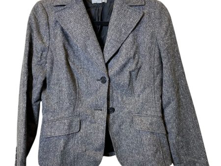 Blazer By Ann Taylor In Grey, Size: S Online now