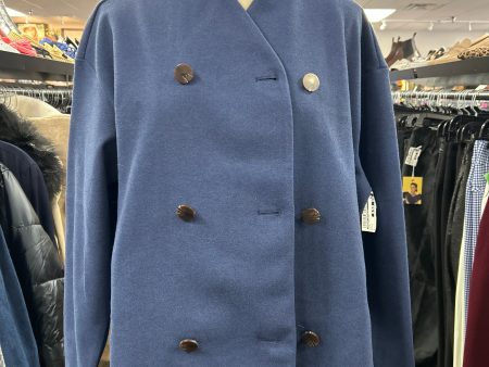 Coat Peacoat By Banana Republic In Blue, Size: S Online now