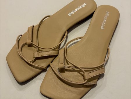 Sandals Flip Flops By Jeffery Campbell In Beige, Size: 7 Online Sale