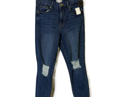 Jeans Skinny By Good American In Blue Denim, Size: 8 Online Sale