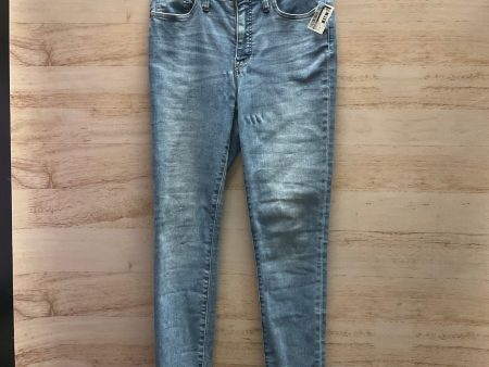 Jeans Skinny By Madewell In Blue Denim, Size: 6 on Sale