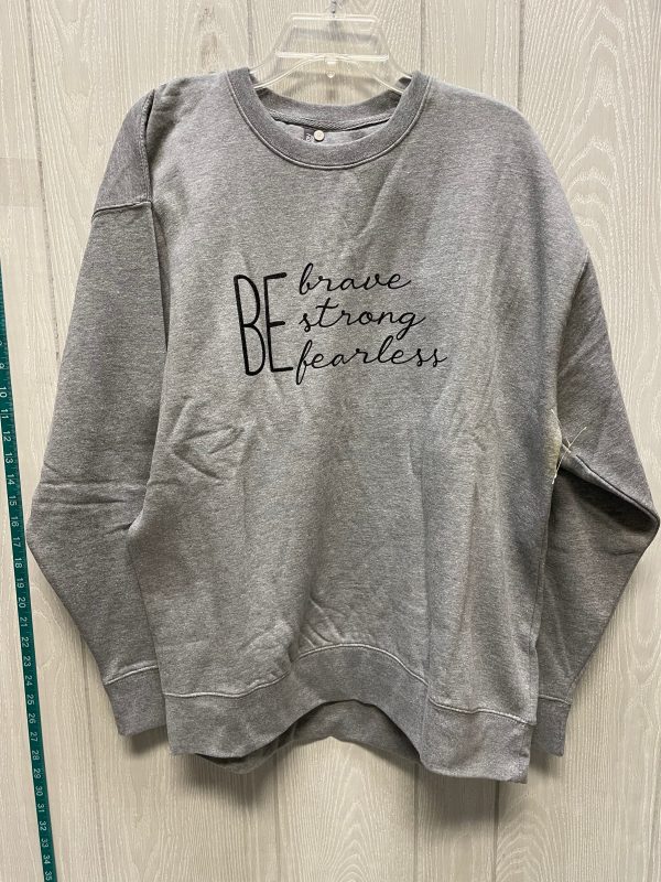 Sweatshirt Crewneck By Cotton Heritage In Grey, Size: Xl on Sale