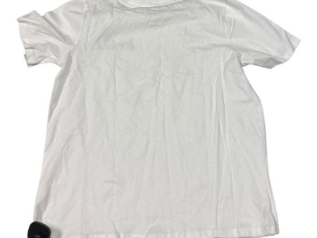 Top Short Sleeve By Ella Moss In White, Size: M Fashion