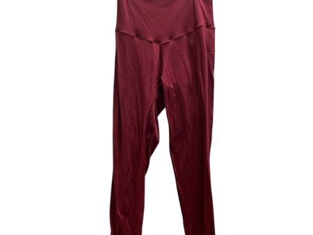 Athletic Leggings By Aerie In Red, Size: S Online