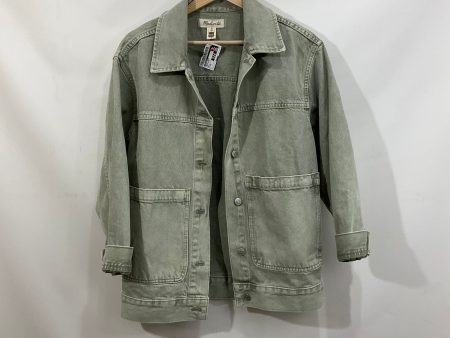 Jacket Denim By Madewell In Green Denim, Size: Xs For Cheap