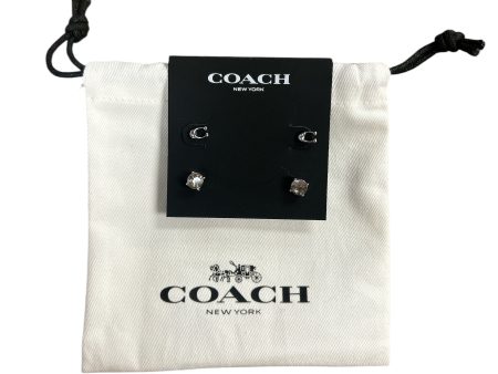 Earrings Stud By Coach, Size: 04 Piece Set Online