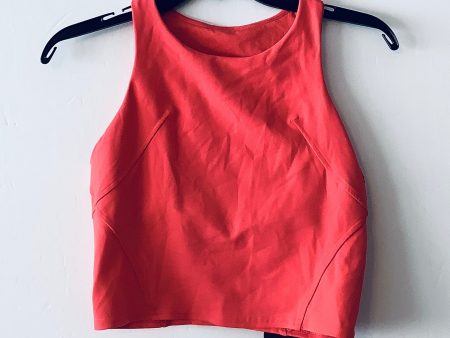 Athletic Bra By Lululemon In Orange, Size: 6 Hot on Sale