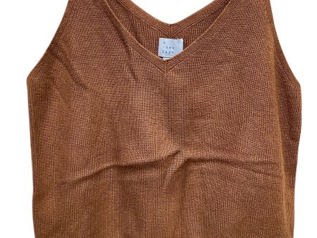 Top Sleeveless By A New Day In Brown, Size: S on Sale