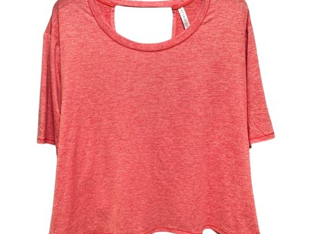 Athletic Top Short Sleeve By Fabletics In Red, Size: 4x Discount