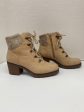 Boots Ankle Heels By Bare Traps In Tan, Size: 8.5 For Cheap