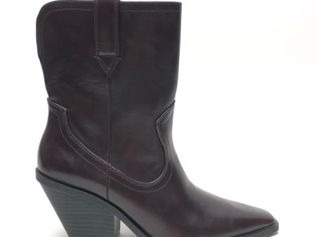 Boots Ankle Heels By Scoop In Brown, Size: 9.5 Discount