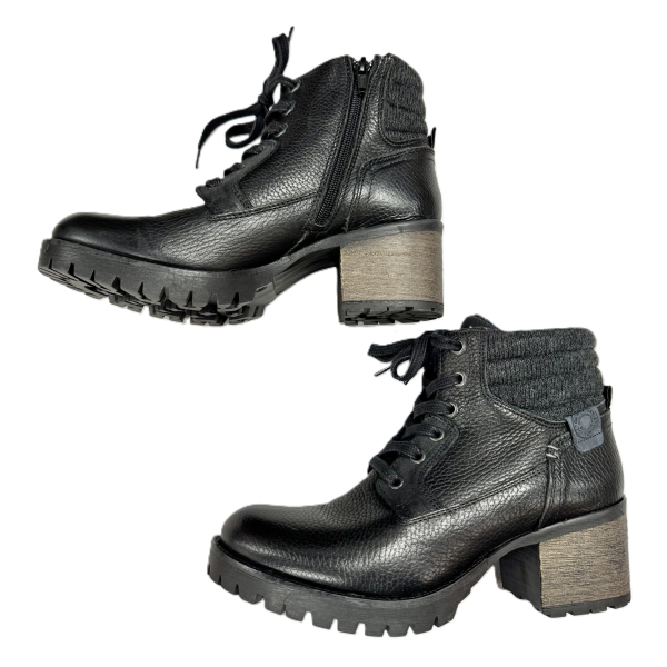 Boots Leather By Bullboxer In Black, Size: 9 For Cheap