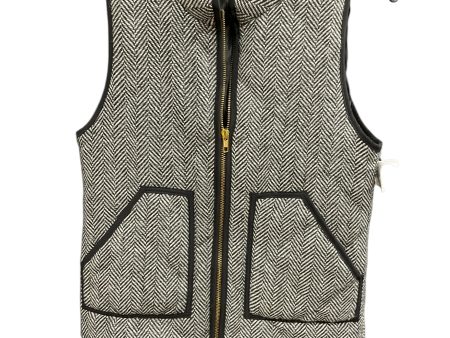 Vest Puffer & Quilted By Clothes Mentor In Black & Cream, Size: Xs Fashion