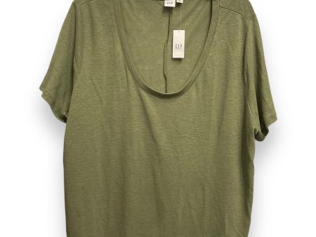 Top Short Sleeve Basic By Gap In Green, Size: Xxl Online